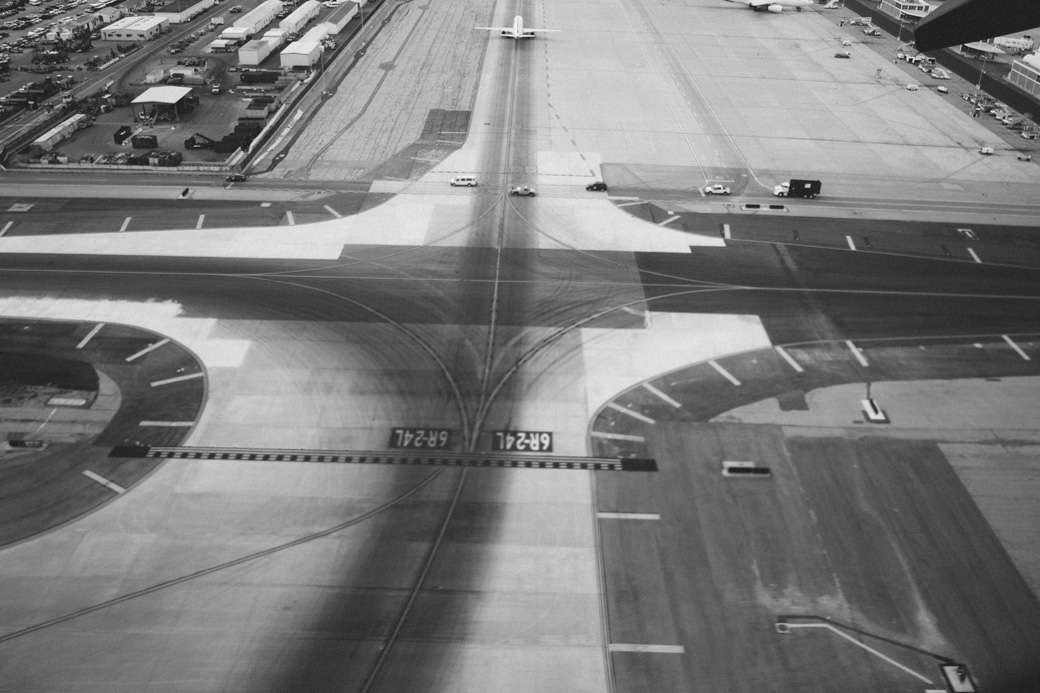 Parked plane