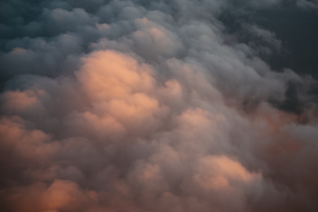 Stormy sunset