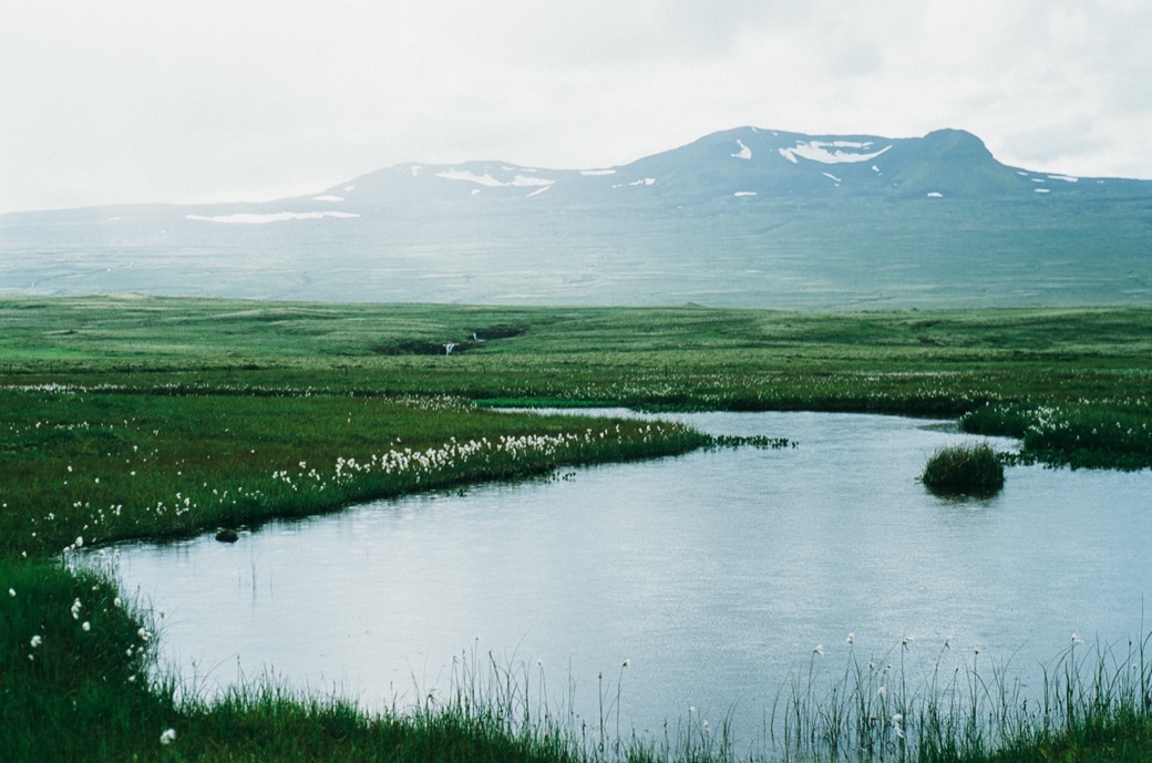 Iceland mountain range
